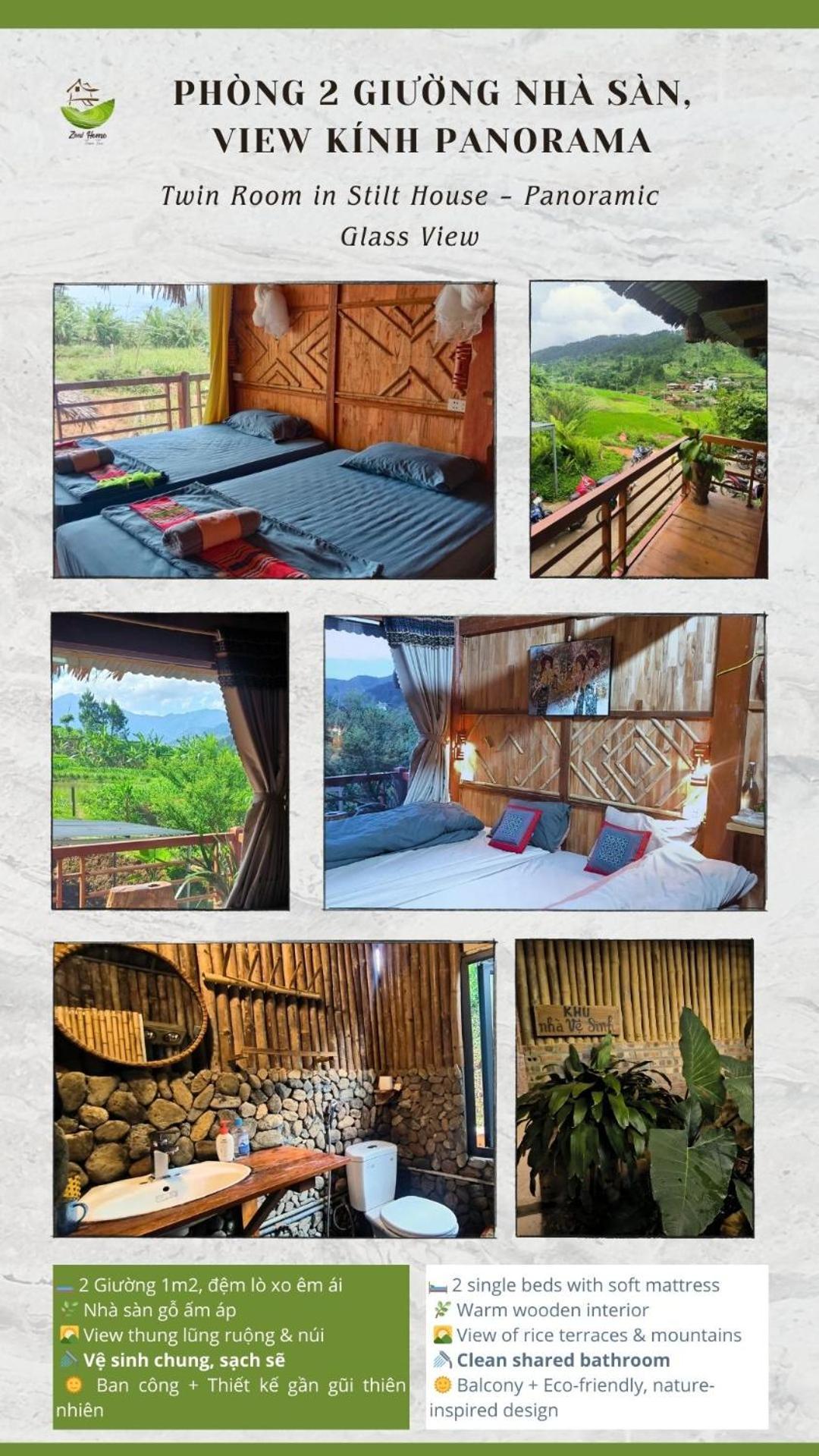 Zoni Home Tram Tau Cham Ta Lao 外观 照片